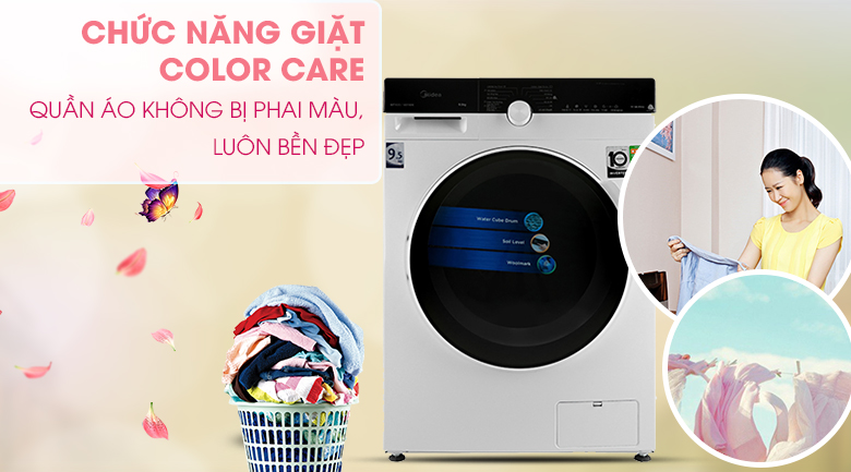 Máy giặt Midea Inverter 9.5 Kg MFK95-1401WK