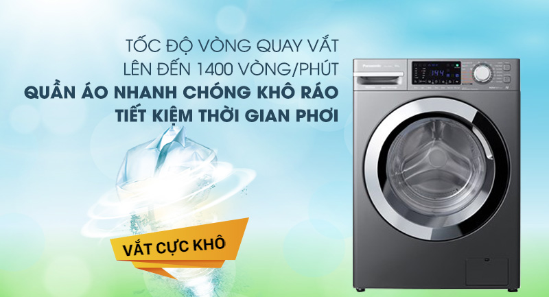 panasonic-na-v10fx1lvt-12 NA-V10FX1LVT có tốc độ vắt cao tới 1400 vòng/ phút