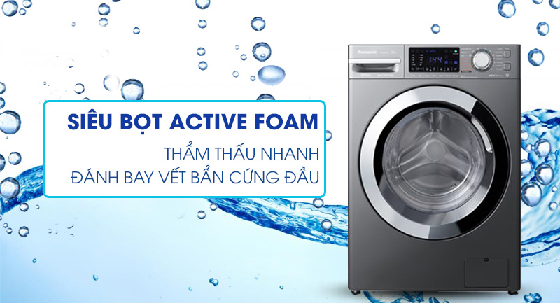 panasonic-na-v10fx1lvt-8 Công nghệ siêu bọt Active Foam trên NA-V10FX1LVT
