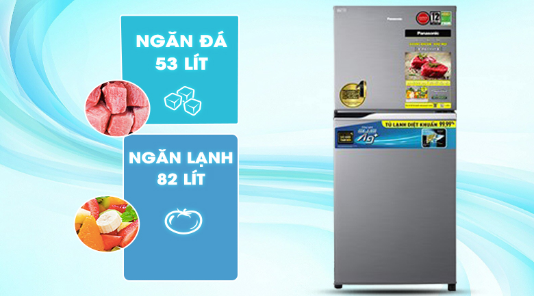 panasonic-nr-tv261apsv1-5 Tủ lạnh Panasonic Inverter 234 lít NR-TV261APSV