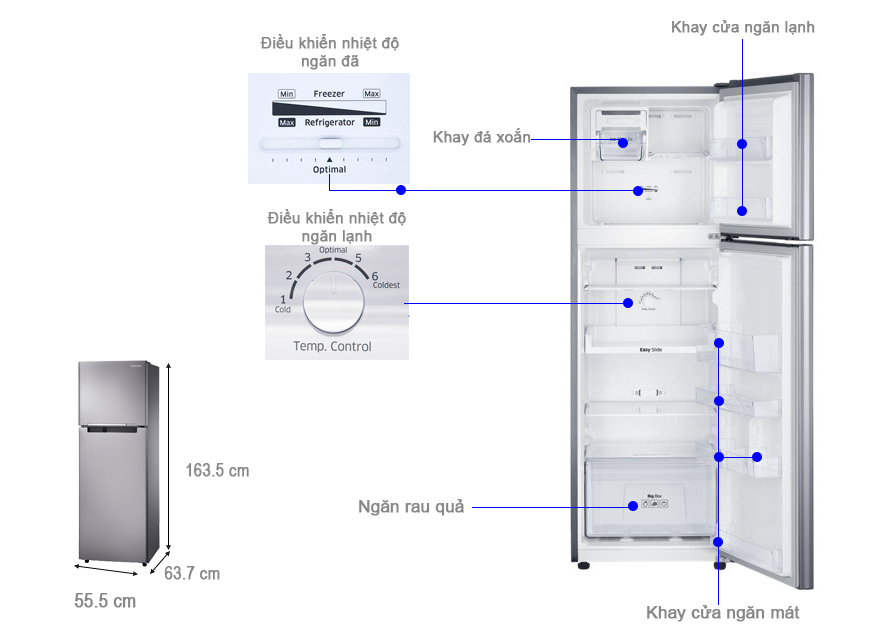 samsung-rt25har4dsa-sv-org-00-1 Tủ lạnh Samsung Inverter 255 lít RT25HAR4DSA/SV