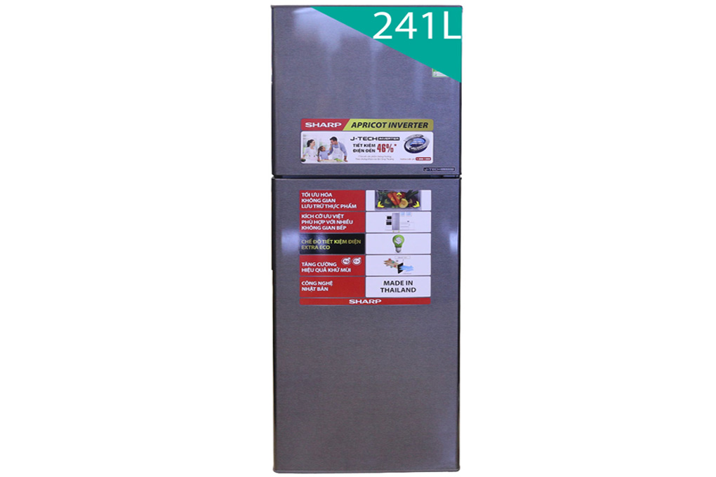 Tủ lạnh Sharp Inverter 224 lít SJ-X251E-DS