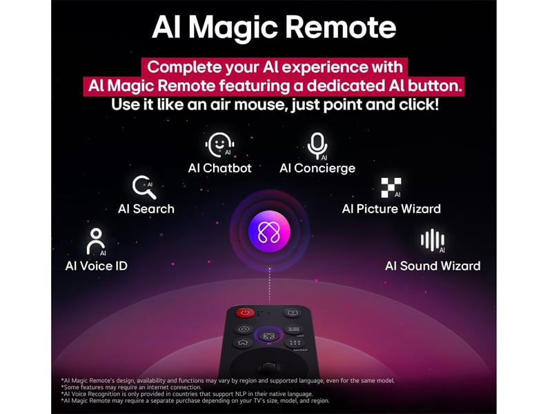 Tivi LG 65QNED9MASA kèm điều khiển thông minh Magic AI Tivi LG 65QNED9MASA kèm điều khiển thông minh Magic AI