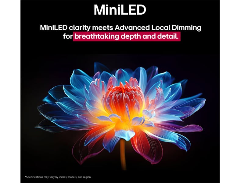 Tivi LG QNED 4K 86 inch 86QNED9MASA công nghệ màn hình MiniLed Tivi LG QNED 4K 86 inch 86QNED9MASA