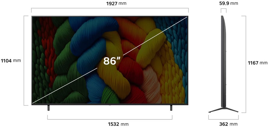 smart-tivi-nanocell-lg-86nano80asa-10 Kích thước Tivi NanoCell LG AI 4K 86 inch 86NANO80ASA