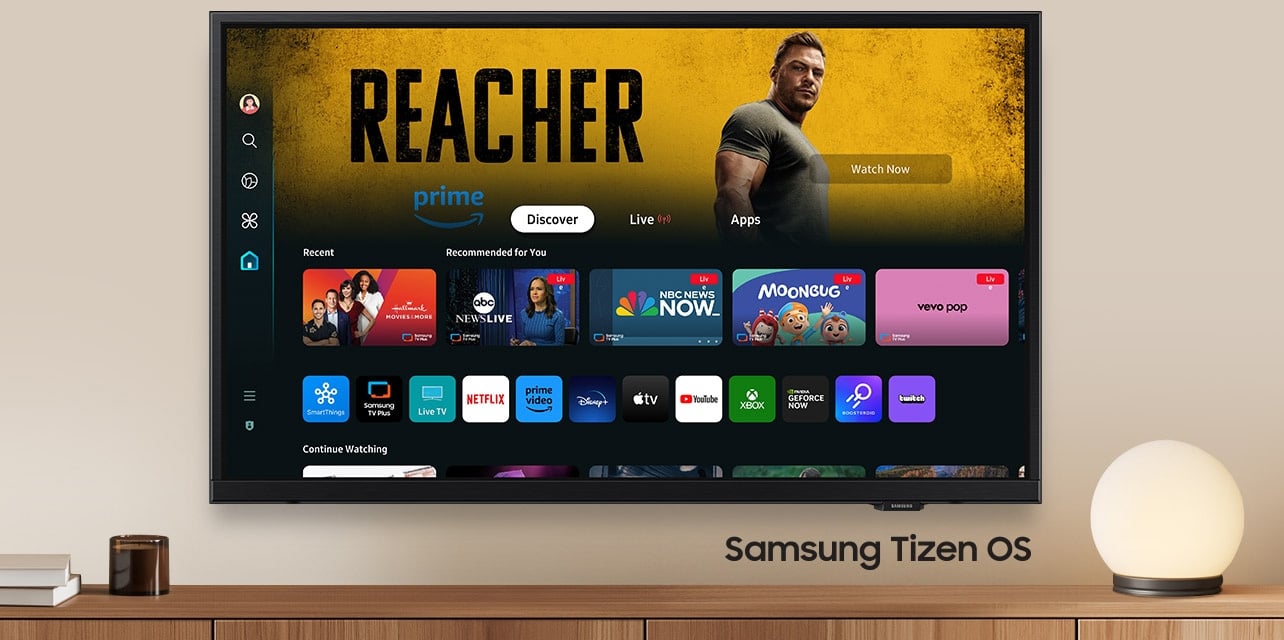 Giao diện Tizen OS – Giải trí thông minh, tiện lợi Samsung H5000