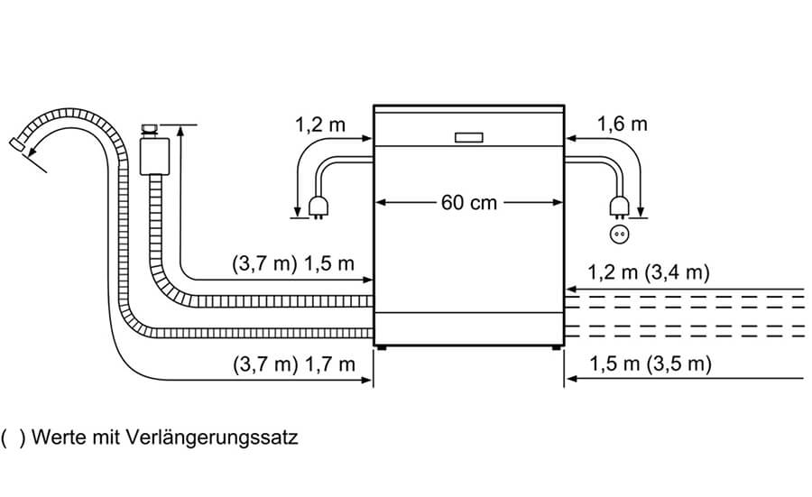 Máy rửa bát Bosch SMS46NI05E, Seri 4