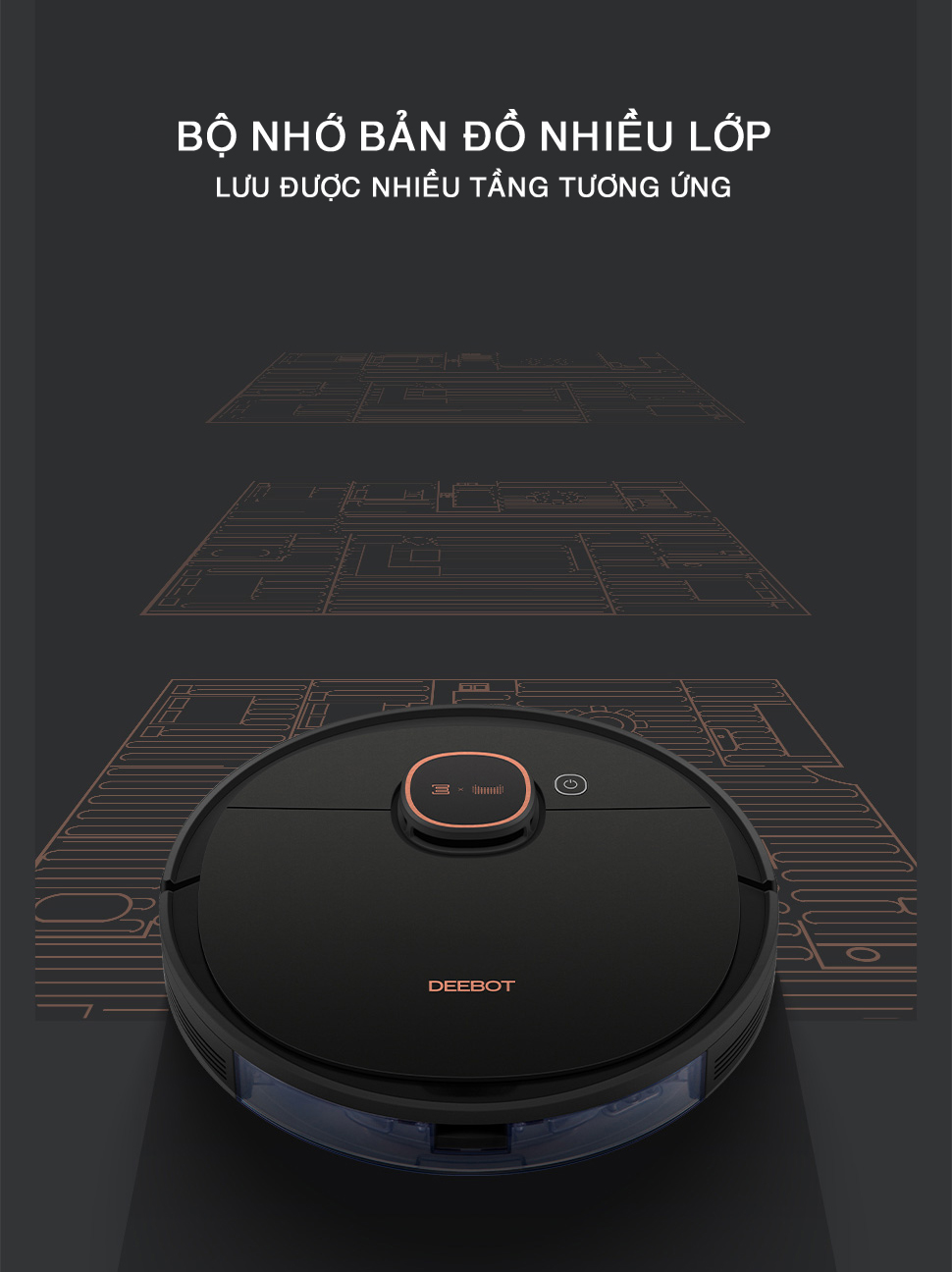 Robot hút bụi lau nhà Ecovacs Deebot T5 Max