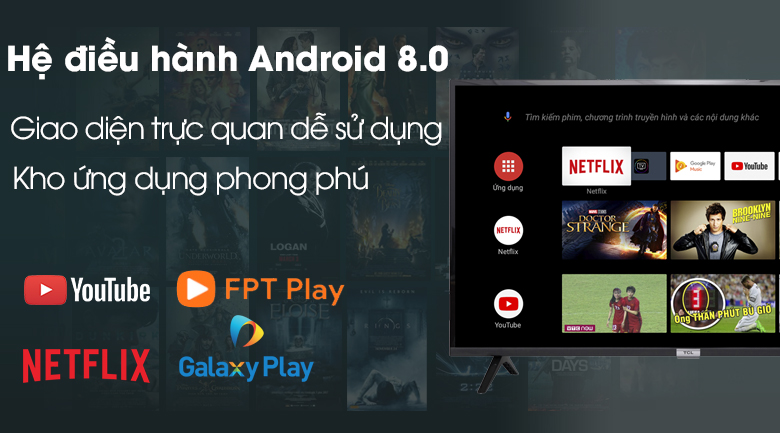 tcl-7 Android Tivi TCL 43 inch L43S5200