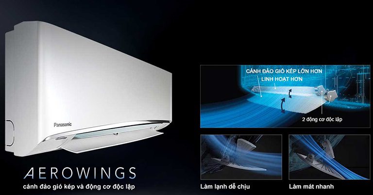 Điện Lạnh Thịnh Phát- Tổng kho điện máy miền Bắc tại Hà Nội thinh-phat-Công nghệ Aerowings trên Panasonic CS CU-U9XKH-8