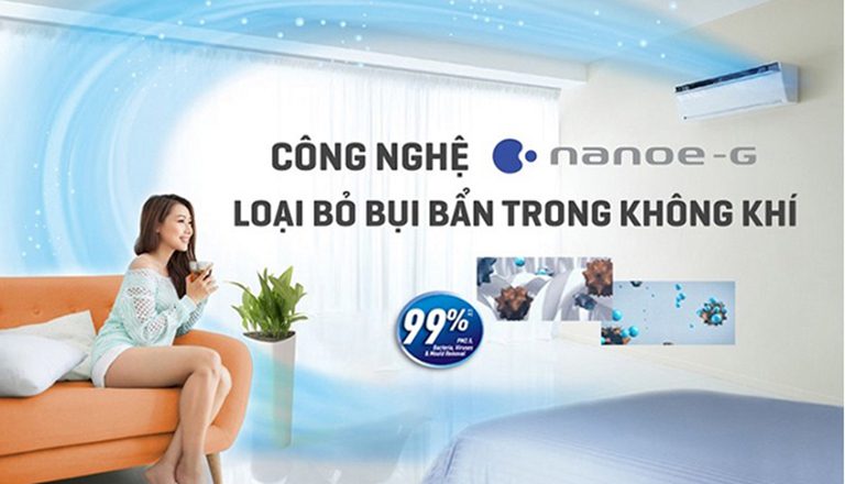 Điện Lạnh Thịnh Phát- Tổng kho điện máy miền Bắc tại Hà Nội thinh-phat-Công nghệ Nanoe-G trên máy lạnh Panasonic U9XKH-8