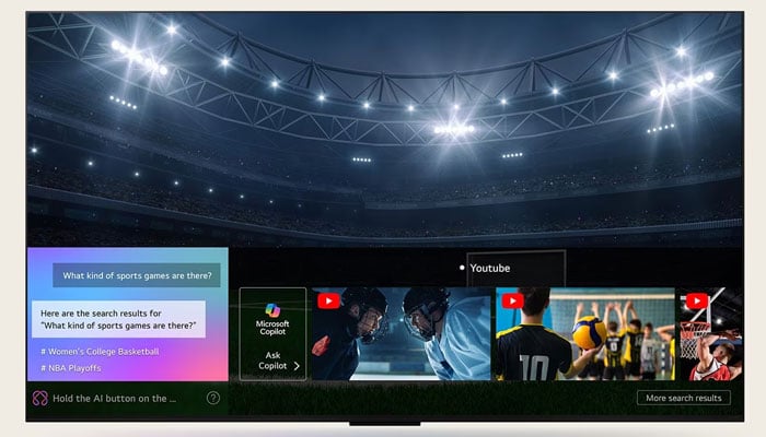 Smart tivi AI Evo OLED 4K 55 inch LG OLED55C5PSA còn tích hợp nhiều tính năng, tiện ích thông minh Smart tivi AI Evo OLED 4K 55 inch LG OLED55C5PSA còn tích hợp nhiều tính năng, tiện ích thông minh