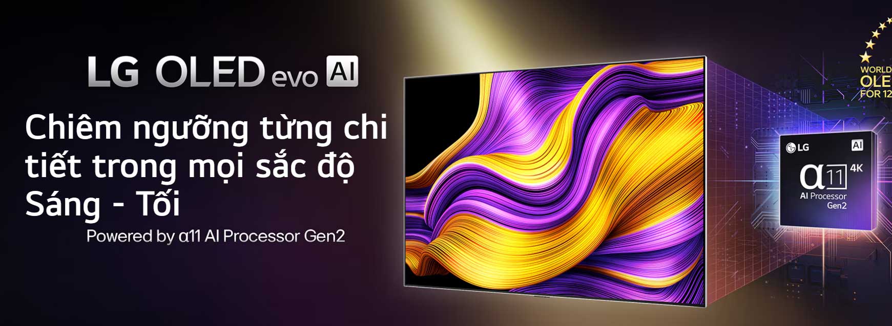 Tivi giúp người dùng chiêm ngưỡng từng chi tiết trong mọi sắc độ sáng tối Tivi