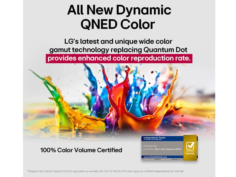 Tái tạo Sắc màu Rực rỡ với Dynamic QNED Color Tivi LG QNED 43 inch 43QNED80ASA