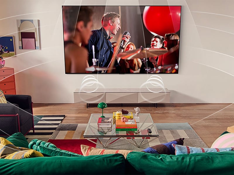 Tivi LG QNED 4K 75 inch 75QNED92ASA công nghệ âm thanh sống động Tivi LG QNED 4K 75 inch 75QNED92ASA công nghệ âm thanh sống động