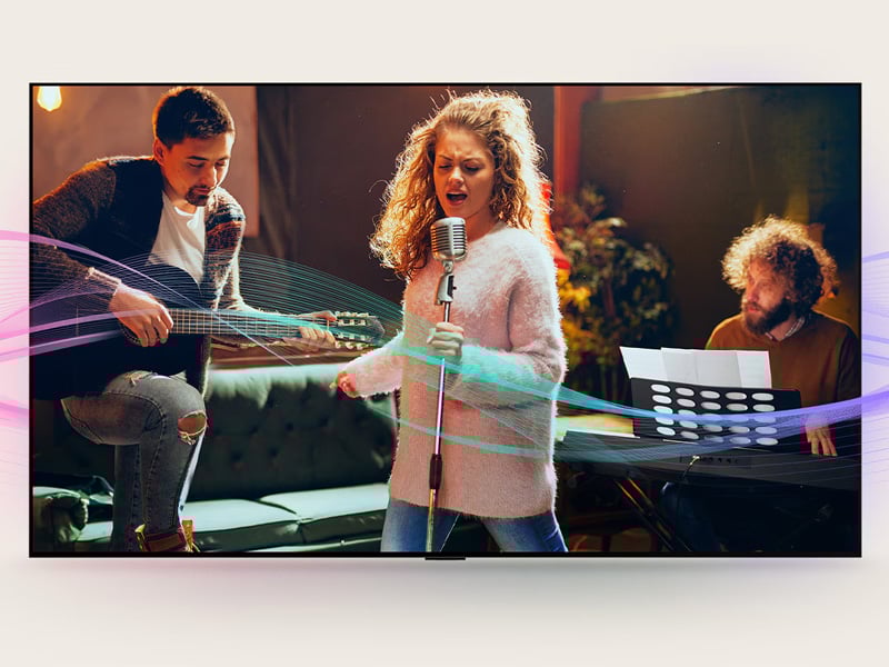 Tivi LG QNED 100QNED86AS 100 inch công nghệ âm thanh vòm Tivi LG QNED 100QNED86AS 100 inch