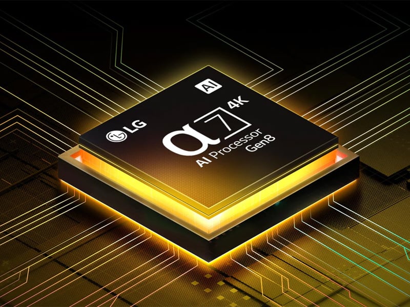 Tivi QNED LG AI 4K 43QNED81ASA bộ xử lý α7 AI Processor 4K Gen8 Tivi QNED LG AI 4K 43QNED81ASA bộ xử lý α7 AI Processor 4K Gen8