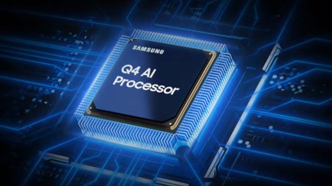 tivi Samsung 43 inch QA43Q7FAAKXXV sử dụng bộ xử lý thông minh