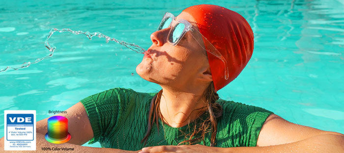 Smart TV QLED 4K Samsung 43 inch QA43Q7FAAKXXV sử dụng công nghệ Quantum Dot