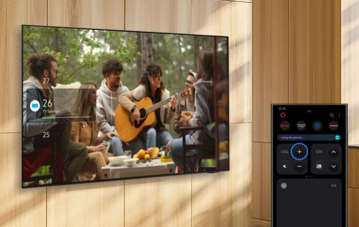 Tivi Samsung 50 inch QA50Q7FAAKXXV có chế độ Quick Remote Tivi Samsung 50 inch QA50Q7FAAKXXV có chế độ Quick Remote