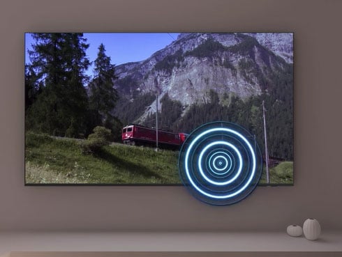 tivi Samsung 43 inch UA43U8000FKXXV sử dụng công nghệ OTS Lite