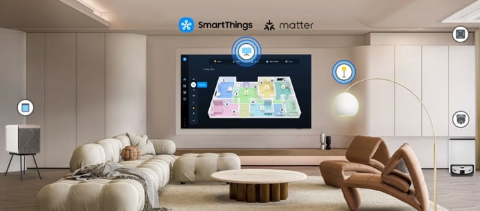 Smart Tivi Samsung 4K Crystal UHD 55 inch UA55U8000FKXXV có ứng dụng SmartThings Smart Tivi Samsung 4K Crystal UHD 55 inch UA55U8000FKXXV có ứng dụng SmartThings