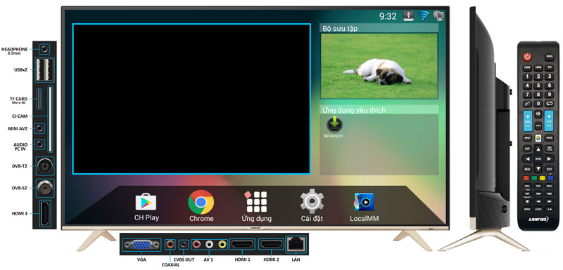 tivi smart asanzo 40as320 1