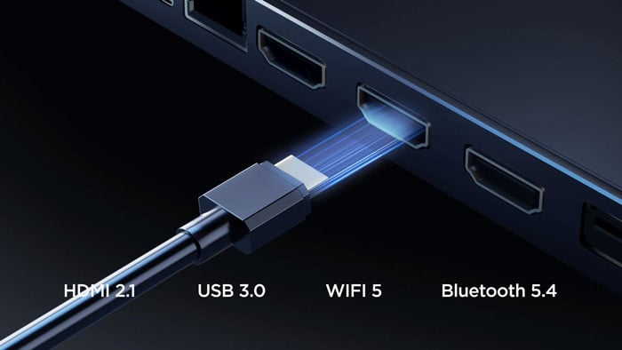 tivi TCL 65C6K sử dụng nhiều cổng kết nối hiện đại tivi TCL 65C6K sử dụng nhiều cổng kết nối hiện đại