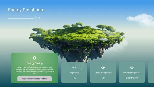 tivi TCL 65C6K có chế độ tiết kiệm điện tivi TCL 65C6K có chế độ tiết kiệm điện