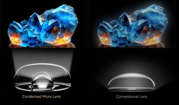 Tivi TCL 65 inch QD-MiniLED 65C6K sử dụng ống kính hội tụ siêu nhỏ Tivi TCL 65 inch QD-MiniLED 65C6K sử dụng ống kính hội tụ siêu nhỏ