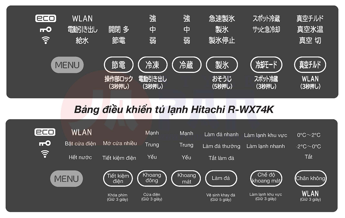 tong-quan-tu-lanh-hitachi-r-wx62k-da-lap-dat-4 Tủ lạnh Hitachi R-WX74K-X 735L