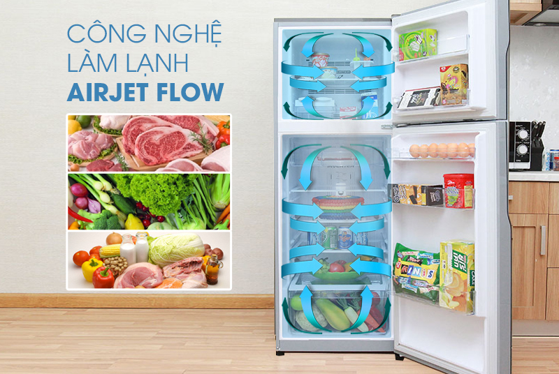 Tủ lạnh Hitachi Inverter 203 Lít H200PGV7 (BBK)