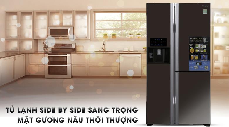 Tủ lạnh Hitachi Inverter 584 lít R-FM800GPGV2X(MBW)
