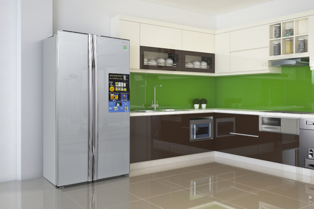 Tủ lạnh Hitachi Inverter 605 lít R-S700PGV2 GS