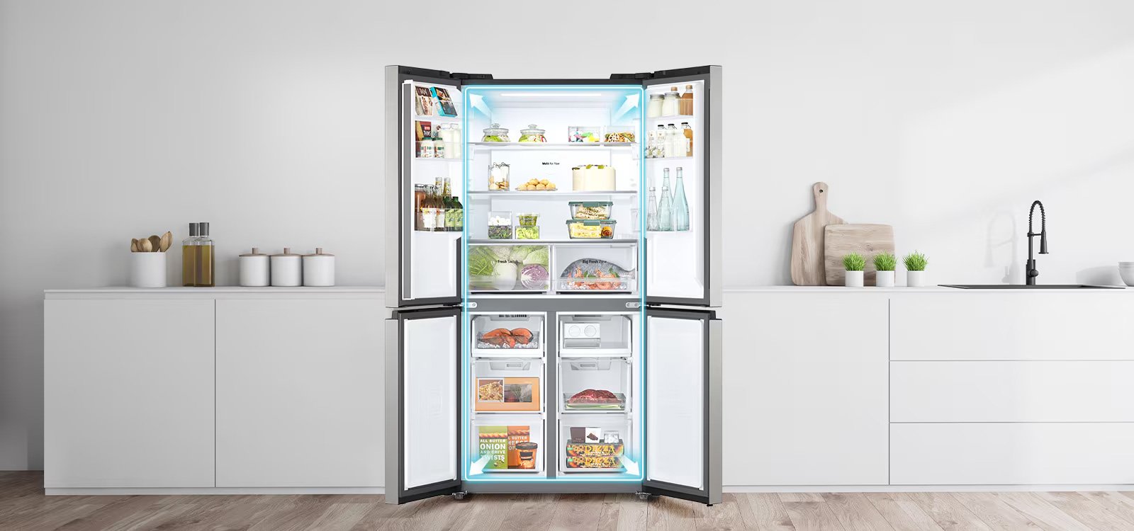 Tủ lạnh Inverter vận hành êm Tủ lạnh Inverter