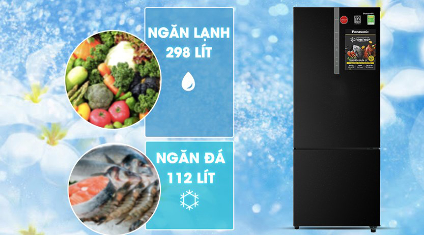 tu lanh panasonic inverter 410 lit nrbx460gkvn 2