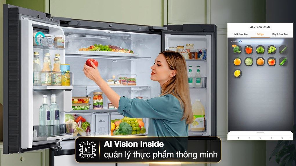 Tủ lạnh Samsung Inverter 636 lít Multi Door RF65DB990012SV - Tiện ích