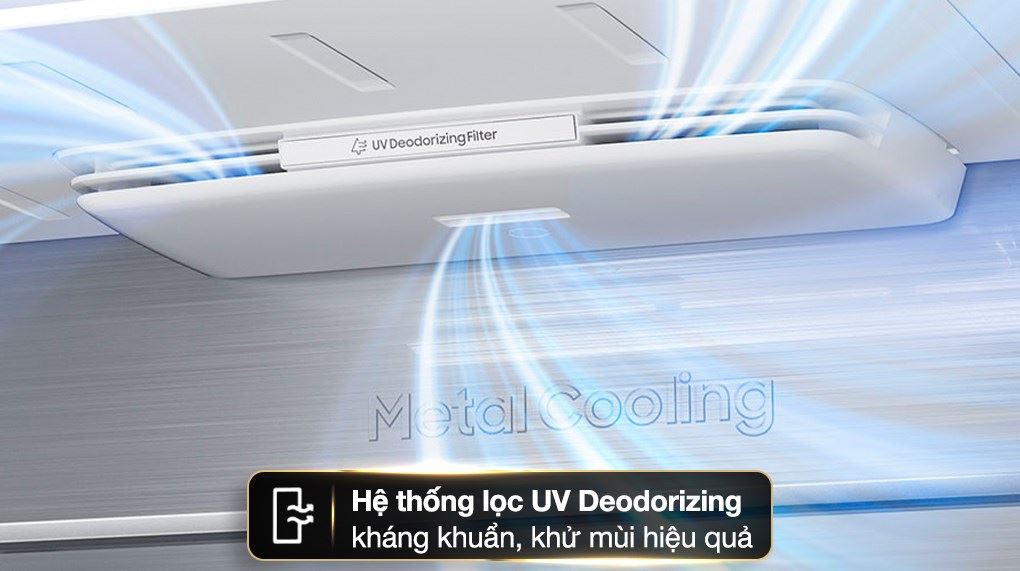 Tủ lạnh Samsung Inverter 636 lít Multi Door RF65DB990012SV - Công nghệ kháng khuẩn khử mùi