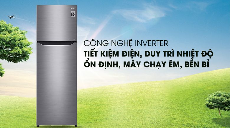 vi-vn-lg-gn-l255ps-2 Tủ Lạnh LG Inverter 2 Cánh GN-B255S 255 Lít