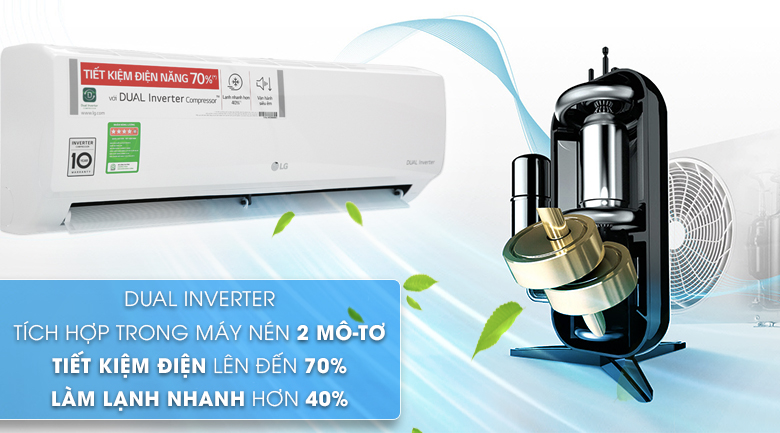 Máy lạnh LG Inverter 1 HP V10ENH