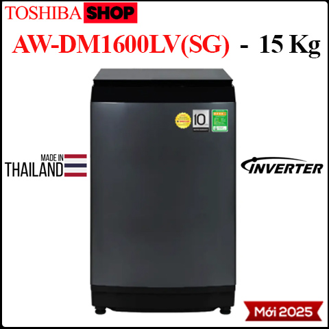 Máy giặt Toshiba Inverter 15 kg AW-DM1600LV(SG)